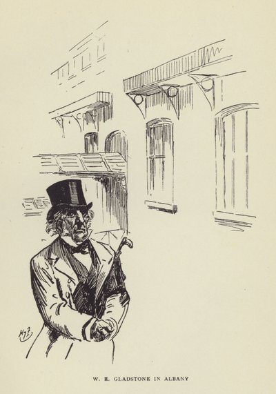 W E Gladstone v Albany od Harry Furniss
