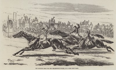 The Deciding Heat for the Cesarewitch Stakes, 1857 od Harry Hall