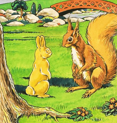 Malá zrzavá veverka od Harry M. Pettit