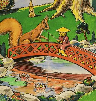 Malá zrzavá veverka od Harry M. Pettit