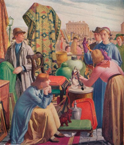 Kaledonský trh, 1936 od Harry Morley