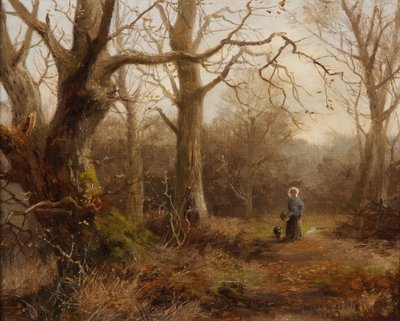 Woodland Scene, 1892 od Harry William Adams