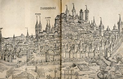 Norimberk, Německo od Hartmann Schedel