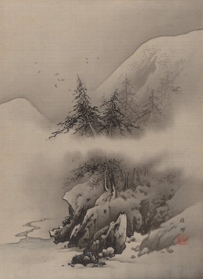 Snow Landscape, ca. 1885-89. od Hashimoto Gaho