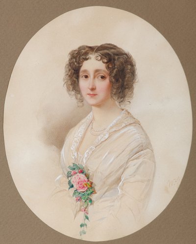 Portrét Alexandry Michajlovny Cheliščevové 1816-1913, 1851 od Hau