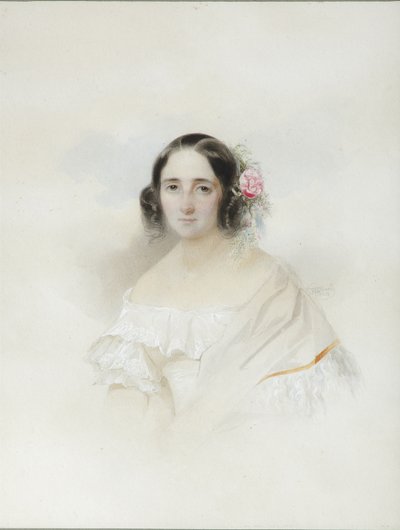 Portrét Anny Alexejevny Oleniny 1808-1888, 1839 od Hau