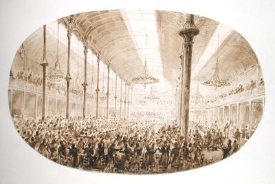 Banket, kolem roku 1865 od Hector Horeau