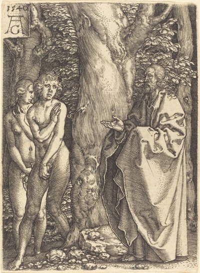 Adam a Eva se skrývají, 1540. od Heinrich Aldegrever