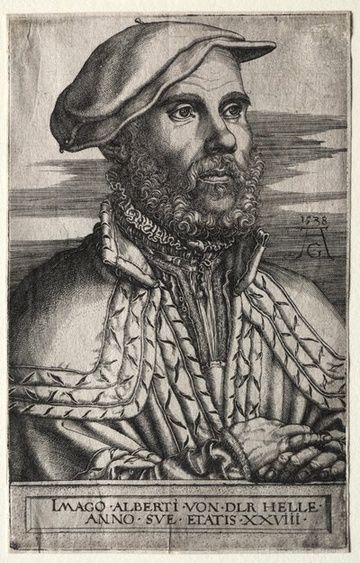 Albert van der Helle, 1538. od Heinrich Aldegrever