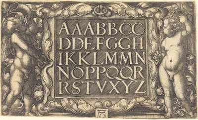 Abeceda, c. 15251555. od Heinrich Aldegrever