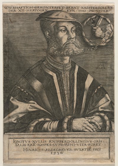 Bernt Knipperdolling, 1536. od Heinrich Aldegrever