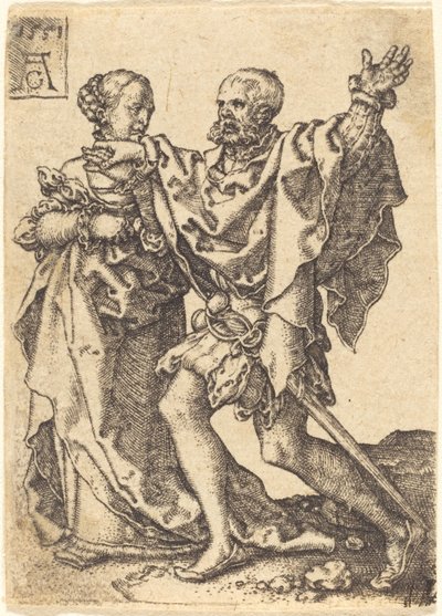 Taneční pár, 1551. od Heinrich Aldegrever