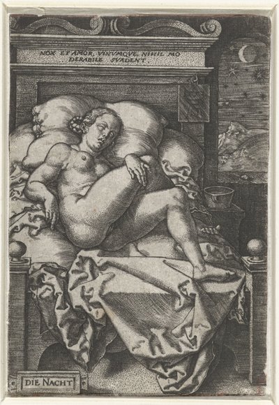 Noc Ta noc (název na objektu) od Heinrich Aldegrever