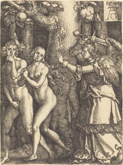 Vyhnání z ráje, 1540. od Heinrich Aldegrever