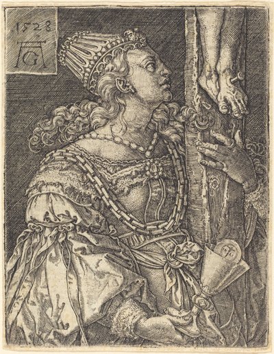 Víra, 1528. od Heinrich Aldegrever