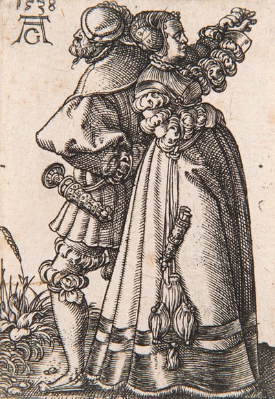 Ze série The Small Wedding Dancers, 1538. od Heinrich Aldegrever