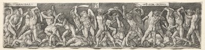 Hannibal Fighting Scipio, 1538. od Heinrich Aldegrever