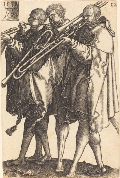Velké svatební tanečnice od Heinrich Aldegrever
