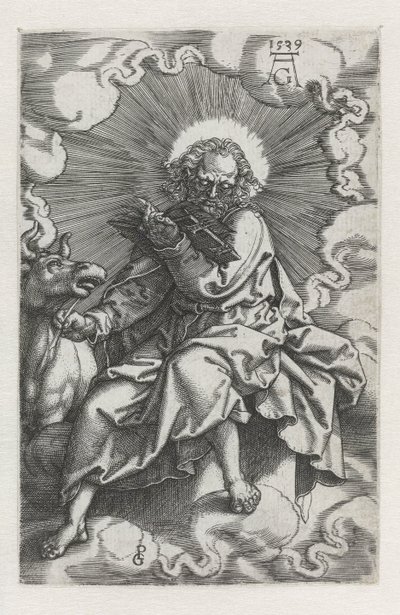 Luke Čtyři evangelisté (název série) od Heinrich Aldegrever