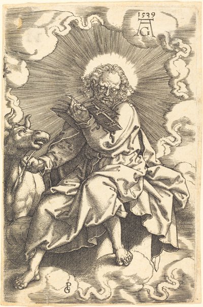 Lukáš, 1539. od Heinrich Aldegrever