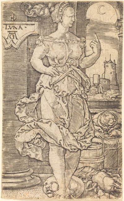 Luna od Heinrich Aldegrever