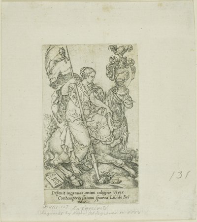 Chtíč z ctností a neřestí od Heinrich Aldegrever