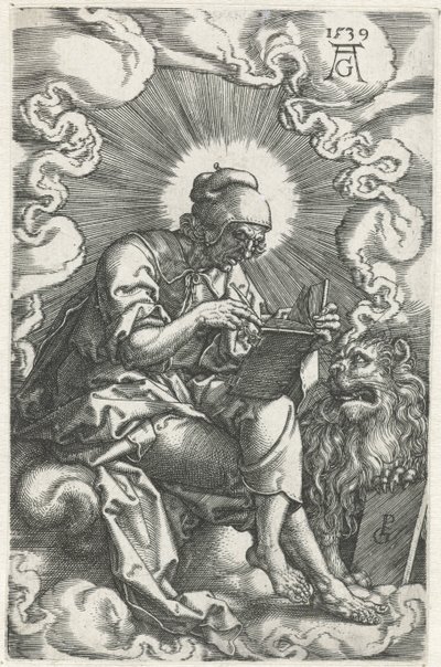 Marcusi Čtyři evangelisté (název série) od Heinrich Aldegrever