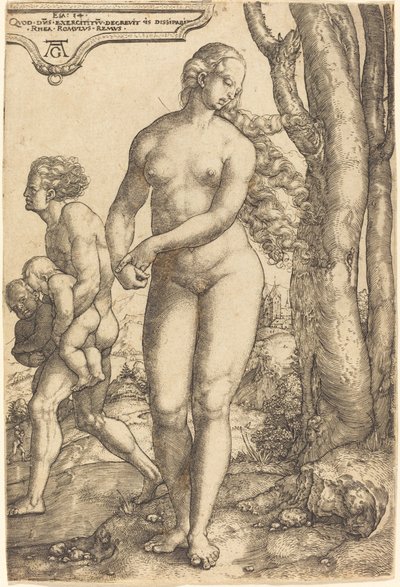 Rhea Silvia. od Heinrich Aldegrever