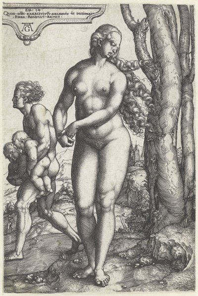 Rhea Silvia od Heinrich Aldegrever