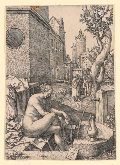 Susanna a starší od Heinrich Aldegrever