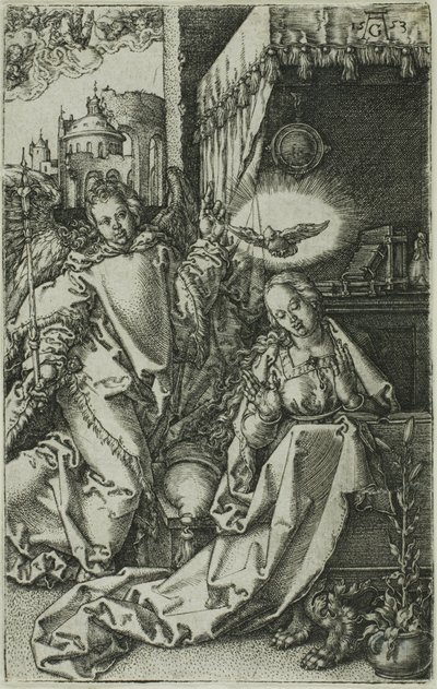 Zvěstování od Heinrich Aldegrever