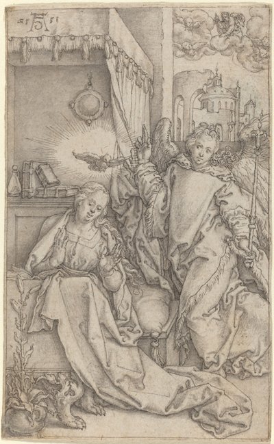 Zvěstování, 1552. od Heinrich Aldegrever