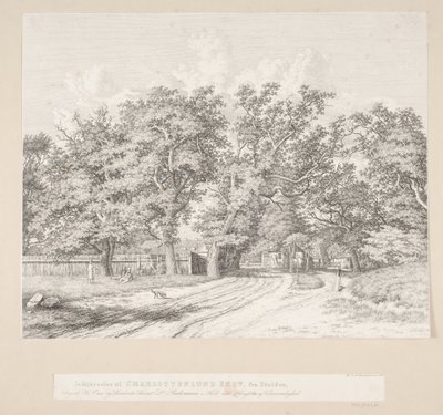 Vstup do Charlottenlund Forest ze strany jezera od Heinrich Buntzen