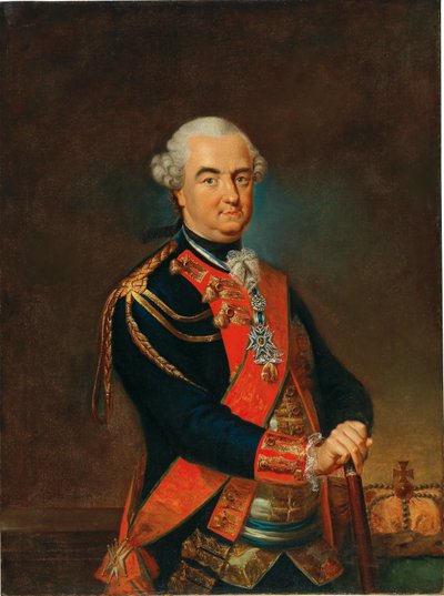 Portrét Karla Theodora, bavorského kurfiřta, hraběte Palatina z Rýna, 2. polovina 18. stol. od Heinrich Carl Brandt