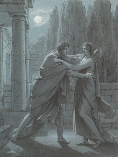 Lais Taking Aristipp by Surprise, ca. 1801. od Heinrich Friedrich Füger