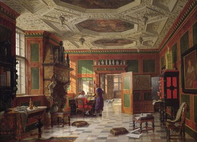 Interiér Rožmberského paláce, Kodaň od Heinrich Hansen