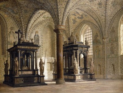 Katedrála Roskilde, Dánsko, 1874 od Heinrich Hansen