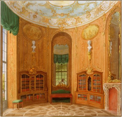Knihovna paláce Sanssouci od Heinrich Hintze