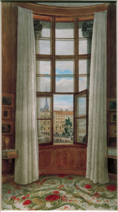 Pohled z berlínského městského paláce od Heinrich Hintze