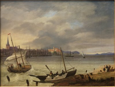 Kiel a Kielský fjord od Heinrich Hintze