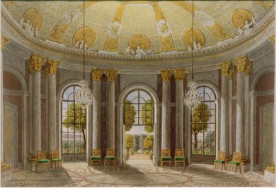 Mramorový sál paláce Sanssouci od Heinrich Hintze