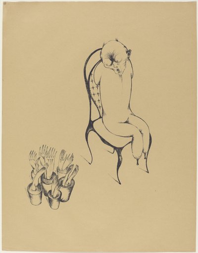 Halucinace (halucinace) od Heinrich Hoerle