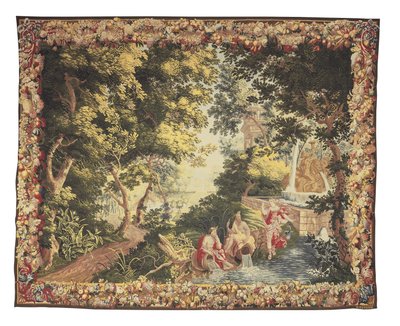 Bruselská mytologická tapisérie ze série Diana & Callisto, c. 1680-1710 od Heinrich II Reydams
