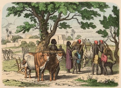 Starověký Egypt: zemědělství a lov od Heinrich Leutemann
