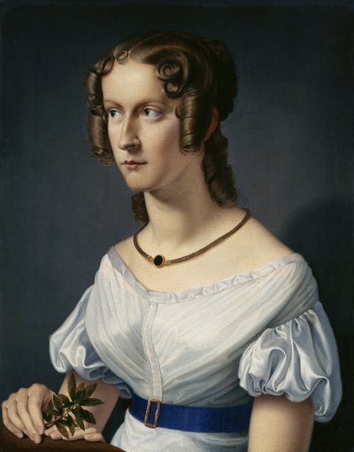 portrét dívky od Heinrich Maria von Hess
