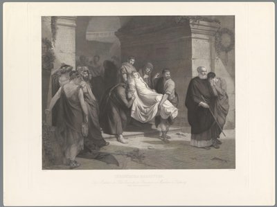 Křesťanští mučedníci jsou uneseni Christliche Maertyrer od Heinrich Nuesser
