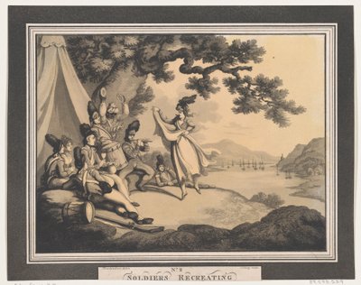 Soldiers Recreating, 1. dubna 1798. od Heinrich Schutz