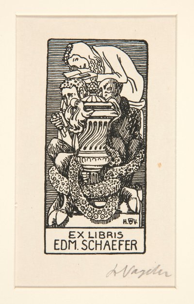 Knihovna: Edm. Schaefer od Heinrich Vogeler