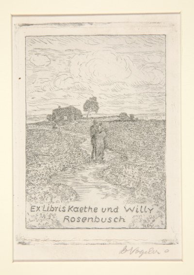 Knihovní desky od Heinrich Vogeler