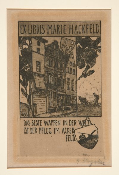 Knihovní desky od Heinrich Vogeler